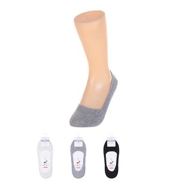 Paquete de medias para mujer patron de barcos mixto 2 pzas blanco/plomo/negro -  Miniso