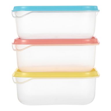 Taper de plástico color mixto 650ml 3 pzas -  Miniso