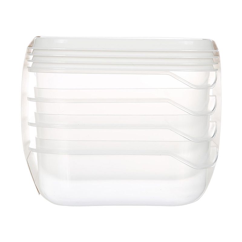 Taper de plástico color mixto 650ml 3 pzas - Miniso