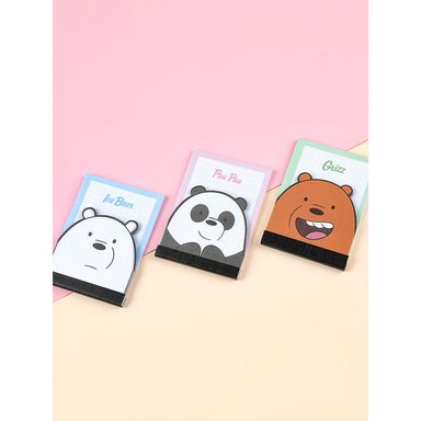 Notas no adhesivas we bare bears 60 hojas -  We Bare Bears