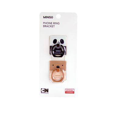 Soporte para celular cuadrados tipo anillo 2 pzas - We Bare Bears