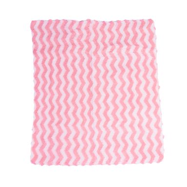 Toalla para manos de terciopelo doble cara patrón de ondas colores mixtos 3pzs - Miniso