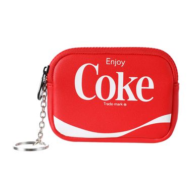 Monedero para llavero coke rojo coca cola - Miniso