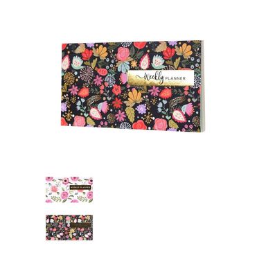 Planificador semanal floral series -  Miniso