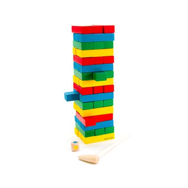 Juego de torre de bloques de madera tg 1064 multicolor - Miniso