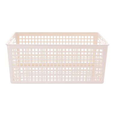Caja de plástico L celeste agua/rosado -  Miniso