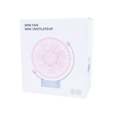 Mini ventilador mod ms-2613d rosa - Miniso