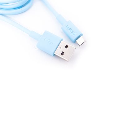 Cable de datos android tpe azul 1 mt -  Miniso