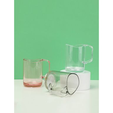 Taza portacepillos de dientes simple transparente colores mixtos -  Miniso