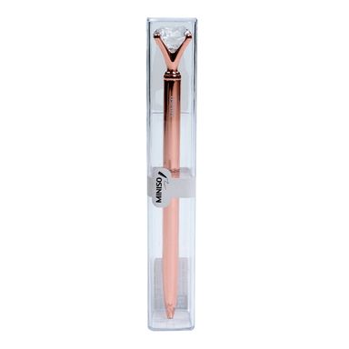 Lapicero con adorno de diamante de fantasía 1.0mm negro -  Miniso