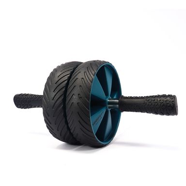 Rueda para abdominales con dos ruedas azul marino miniso sports -  Miniso