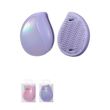 Cepillo desenredante con clip colorido illusion collection -  Miniso
