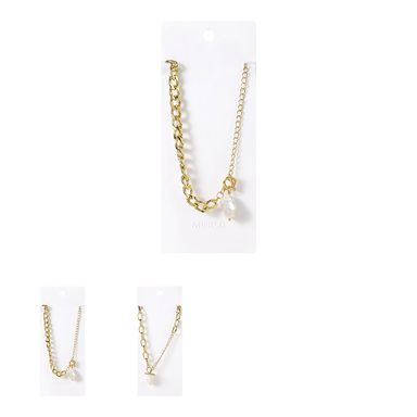 Collar de perlas con cadena de metal modelos mixtos -  Miniso
