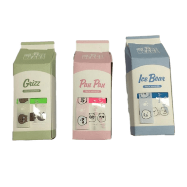 Stickers para la leche modelo mixto -  We Bare Bears
