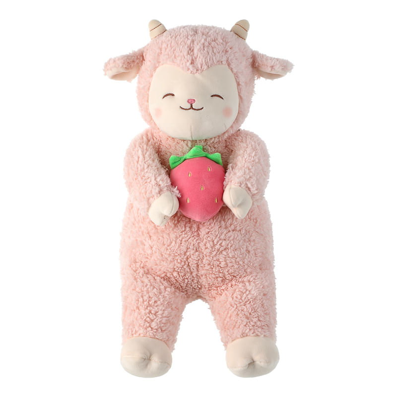 Peluche-de-oveja-perezosa-con-fresa-Miniso-1-4758