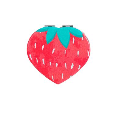 Espejo portatil fresas corazón - Energy Of Fruits