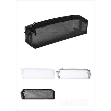 Lapicera estilo japonés sencilla negro/blanco -  Miniso
