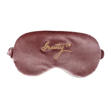 Antifaz para dormir bordado beauty rojo -  Miniso