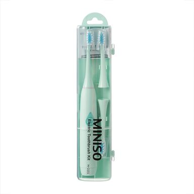 Kit de cepillos de dientes eléctrico multicolor verde - Miniso