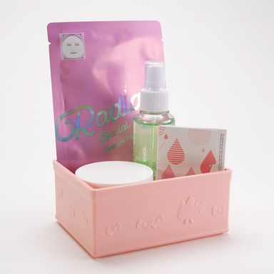 Caja de plastico para almacenamiento mediana hello kitty rosa -  Sanrio