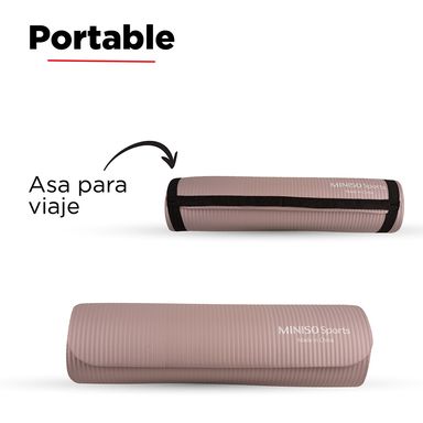 Tapete de yoga 10 mmnbr morado - Miniso