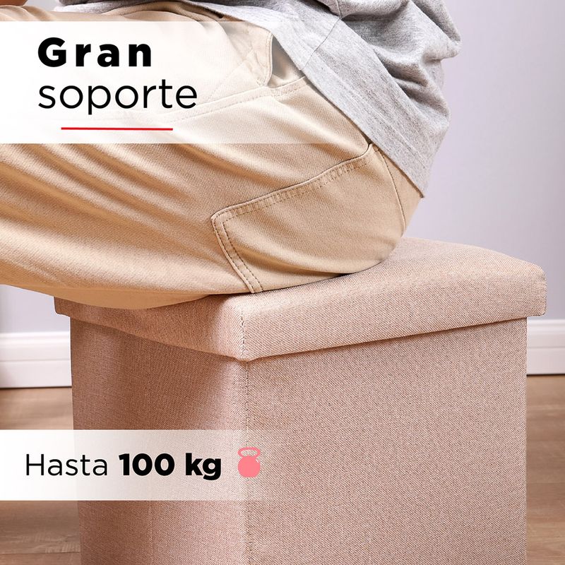Taburete-de-almacenamiento-cuadrado-de-lino-khaki-30-cm-Miniso-7-6284