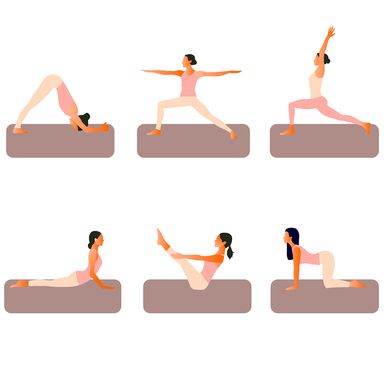 Tapete de yoga 10 mmnbr morado - Miniso