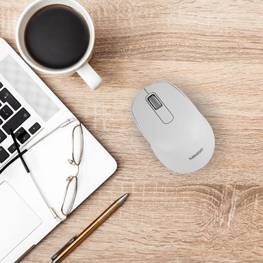 Mouse inalámbrico mod e701 blanco - Miniso