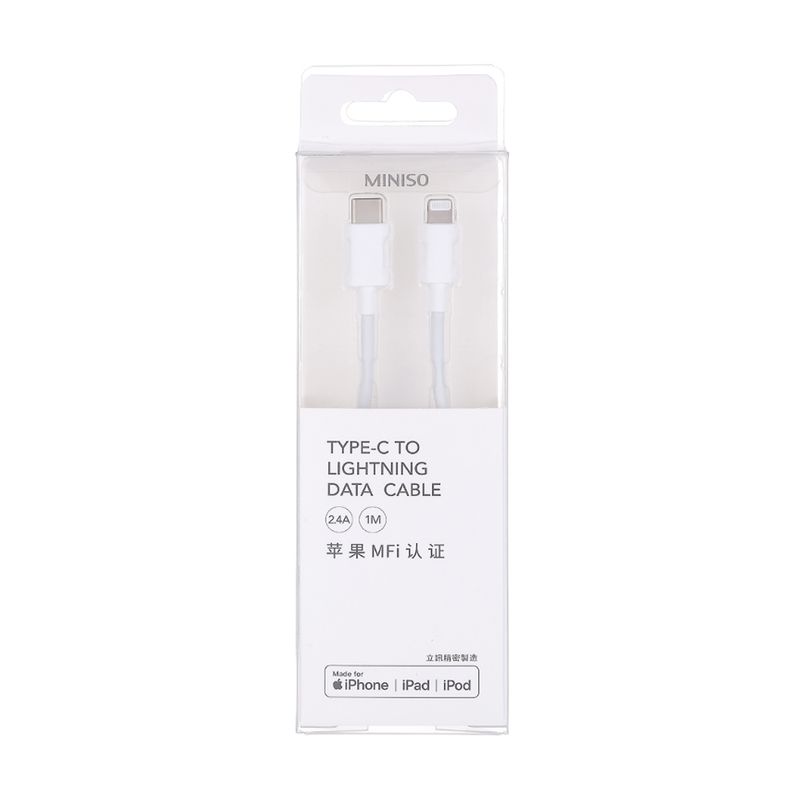 Cable-tipo-c-a-lightning-blanco-1m-miniso-Miniso-1-5227