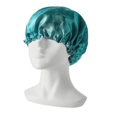 Toalla para cabello suave de doble capa contraste de colores verde - Miniso
