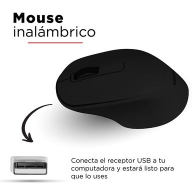 Mouse inalámbrico mod e701 negro - Miniso