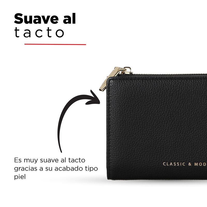Cartera-para-mujer-doble-con-cierre-negro-Miniso-5-5785