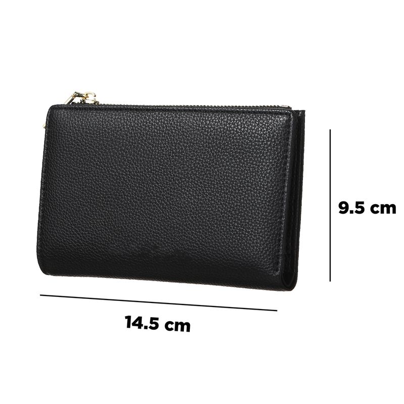 Cartera-para-mujer-doble-con-cierre-negro-Miniso-7-5785