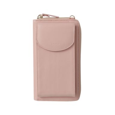 Funda tipo bolso para celular multifuncional rosa - Miniso