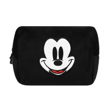 Cosmetiquera de felpa mickey mouse negro - Disney