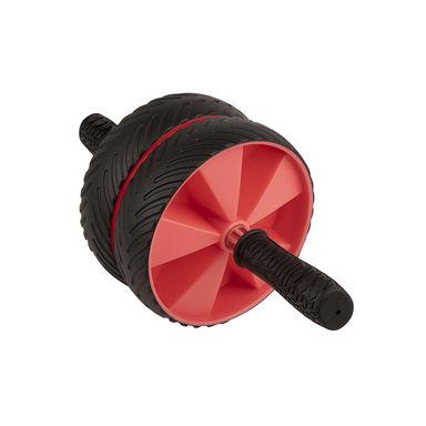 Rueda para abdominales con dos ruedas rojo coral miniso sports -  Miniso