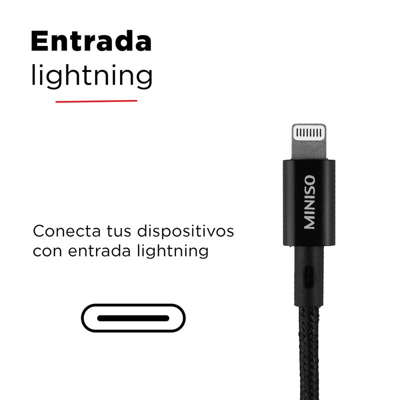 Cable-trenzado-de-datos-carga-rapida-micro-3a-negro-Miniso-3-5643