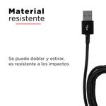 Cable-trenzado-de-datos-carga-rapida-micro-3a-negro-Miniso-4-5643