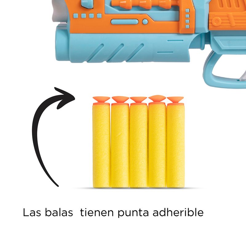 Pistola-de-juguete-bala-suave-mode-s038-naranja-azul-Miniso-7-1151