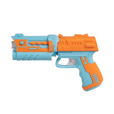 Pistola de juguete bala suave mode s038 naranja azul - Miniso