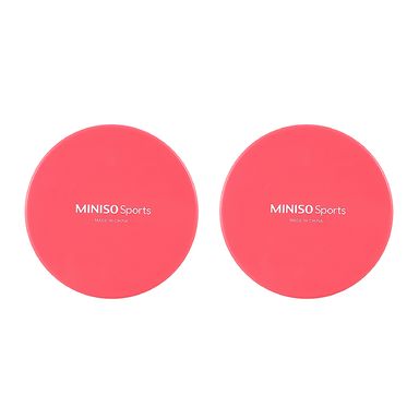 Discos deslizables rojo coral miniso sports -  Miniso