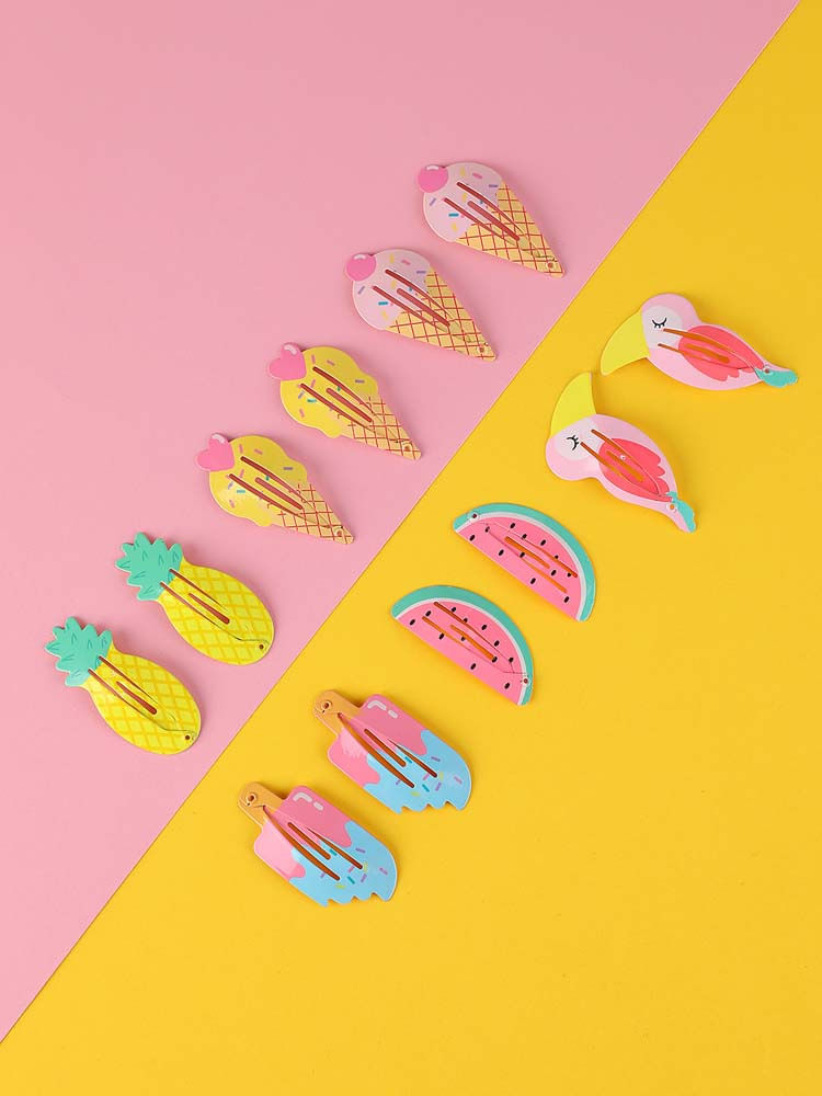 Paquete-de-pinzas-para-el-cabello-en-forma-de-helado-4-pzas-dise-os-mixtos-Miniso-3-6594