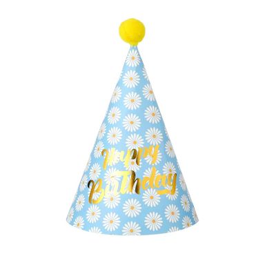 Sombrero de fiesta de cumpleaños daisy azul -  Miniso