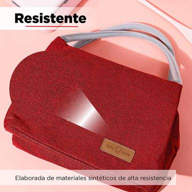 Lonchera de color solido de gran capacidad rojo -  Miniso