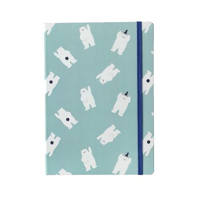 Cuaderno de pasta dura A5 de oso polar little bear series -  Miniso
