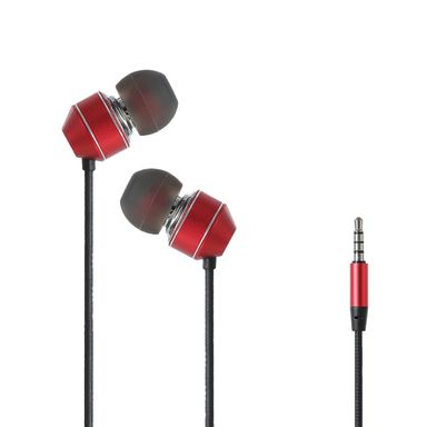 Audifono jack modelo y771 3.5mm rojo y negro -  Miniso