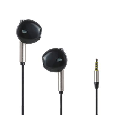 Audifono jack modelo y668 3.5mm dorado y negro -  Miniso