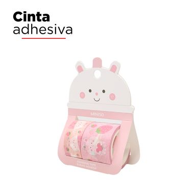 Adhesivo milk tea series de conejo 2 pzas -  Miniso