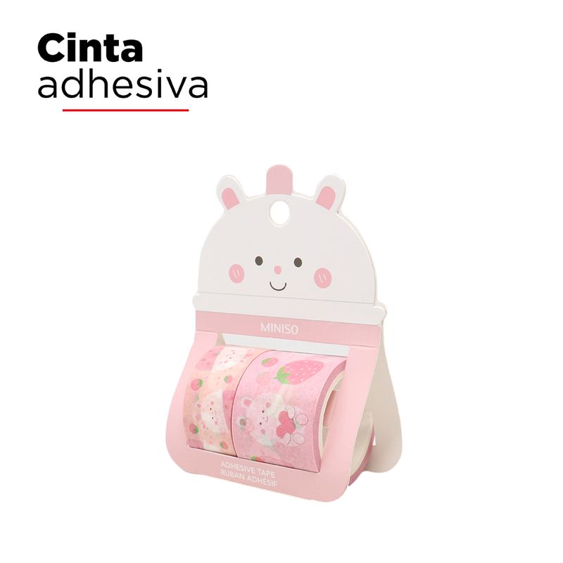 Adhesivo-milk-tea-series-de-conejo-2-pzas-Miniso-2-7518