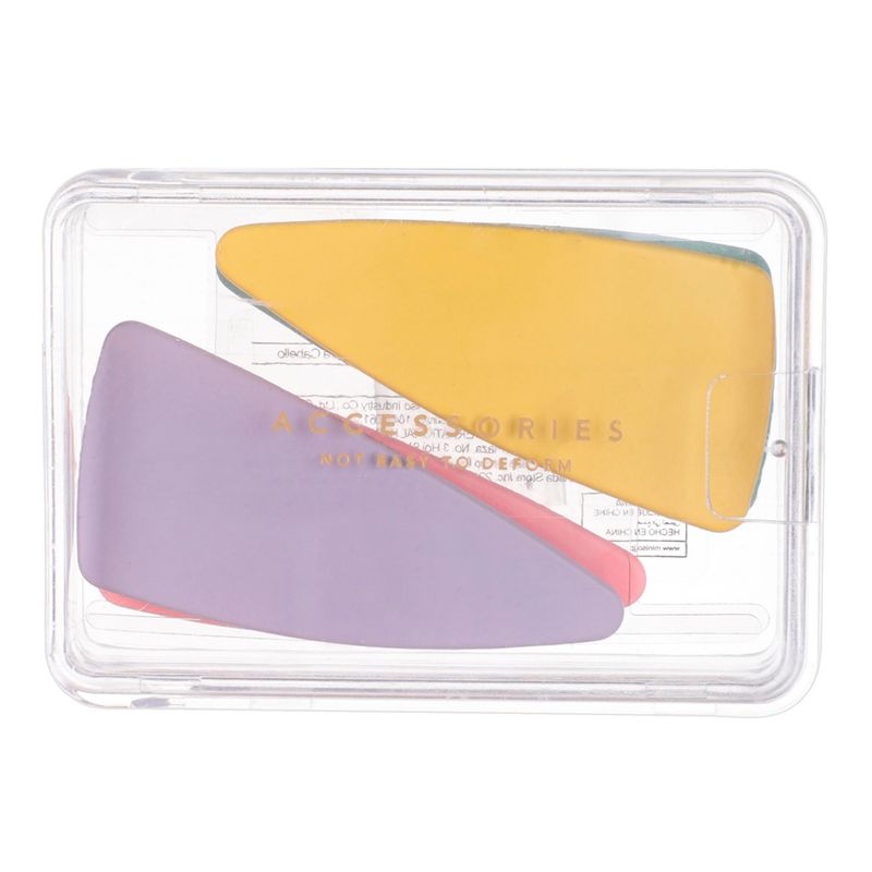 Broche-para-el-cabello-triangular-colores-mixtos-4-pzas-5-5-cm-Miniso-1-7133